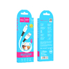 Кабель Hoco X82 USB на Micro-USB 2.4A, силиконовый белый 