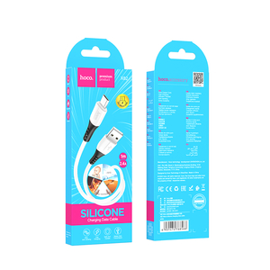 Кабель Hoco X82 USB на Micro-USB 2.4A, силиконовый белый 