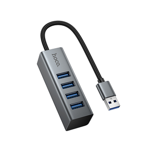 Адаптер - Хаб Hoco HB1B 4-В-1, USB Type-A на 4USB3.0