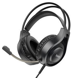 Игровые накладные наушники Hoco W106, цвет черный