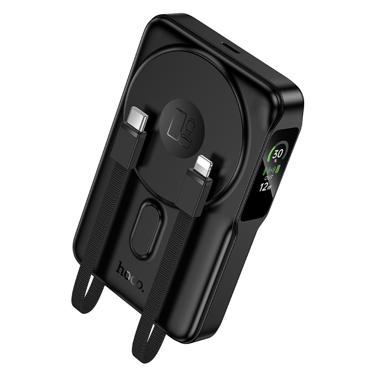 Портативный аккумулятор Hoco Q48 10000mAh, PD20W, QC3.0, цвет черный