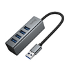 Адаптер - Хаб Hoco HB1B 4-В-1, USB Type-A на 4USB3.0