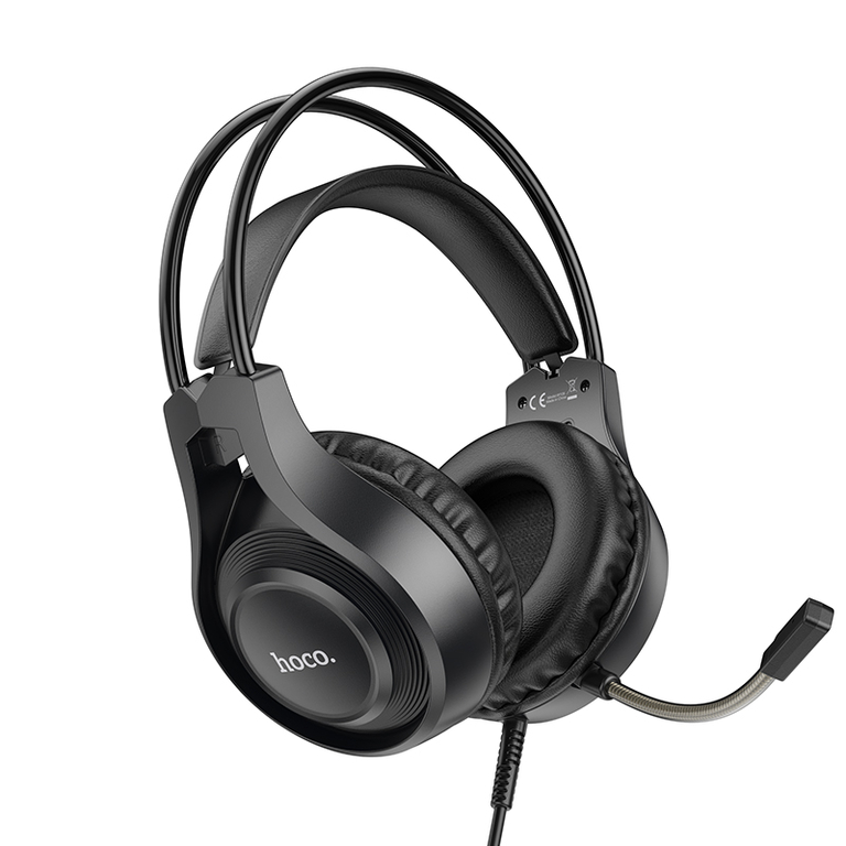 Игровые накладные наушники Hoco W106, цвет черный
