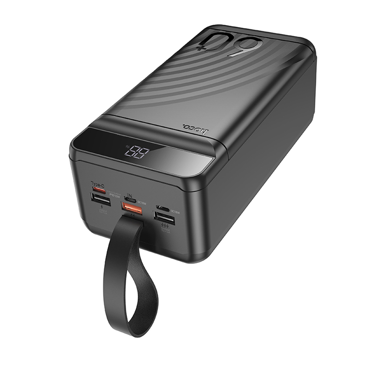 Портативный аккумулятор Hoco J123C 60000mAh, цвет черный