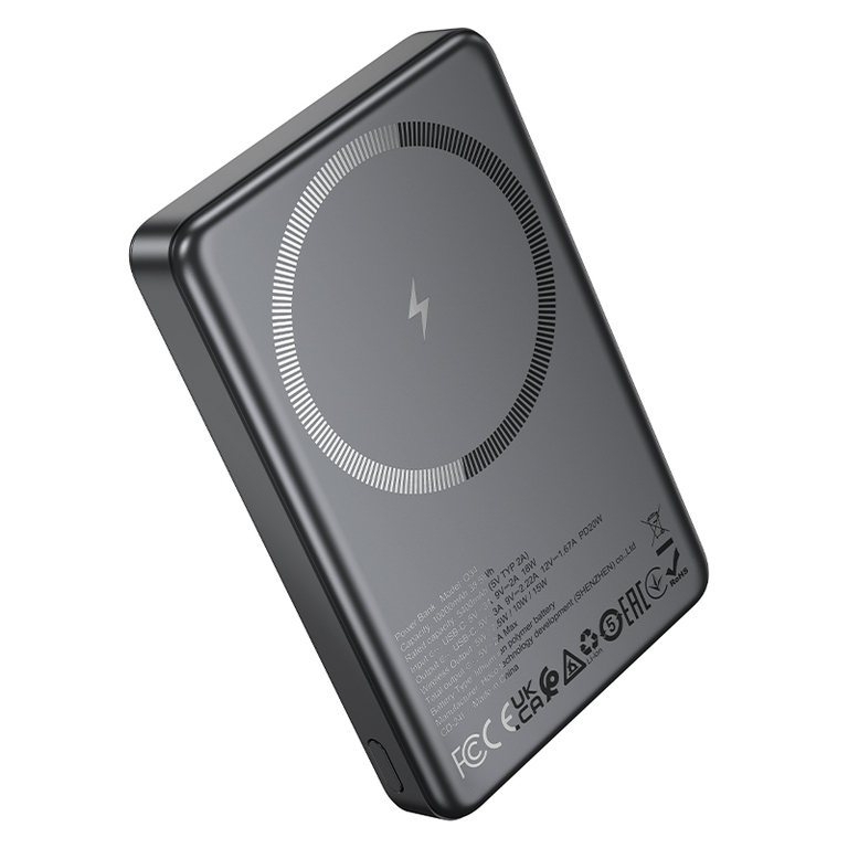Внешний аккумулятор Hoco Q34 беспроводная зарядка, 10000mAh, PD20W, QC3.0