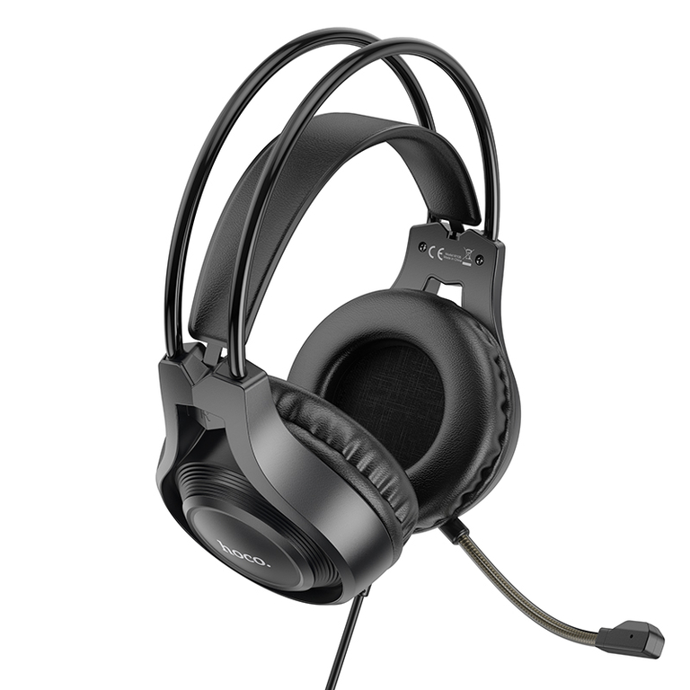 Игровые накладные наушники Hoco W106, цвет черный