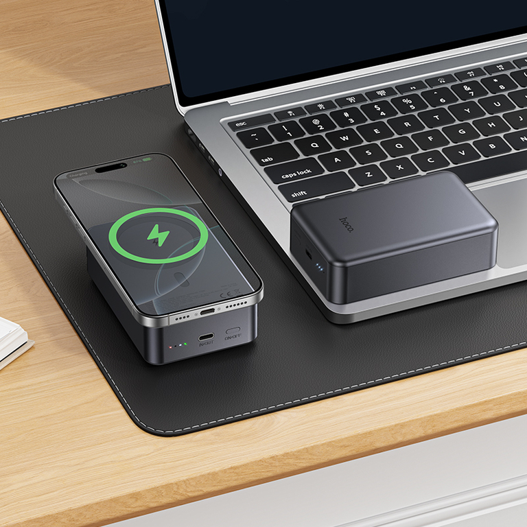 Внешний аккумулятор Hoco J160B 20000mAh, PD20W, беспроводная зарядка