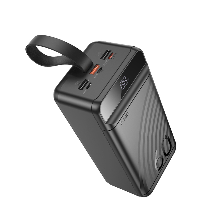 Портативный аккумулятор Hoco J123C 60000mAh, цвет черный