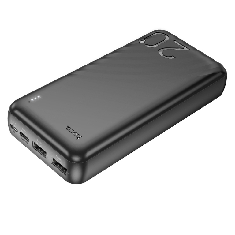 Портативный аккумулятор Hoco J123A 20000mAh, цвет черный