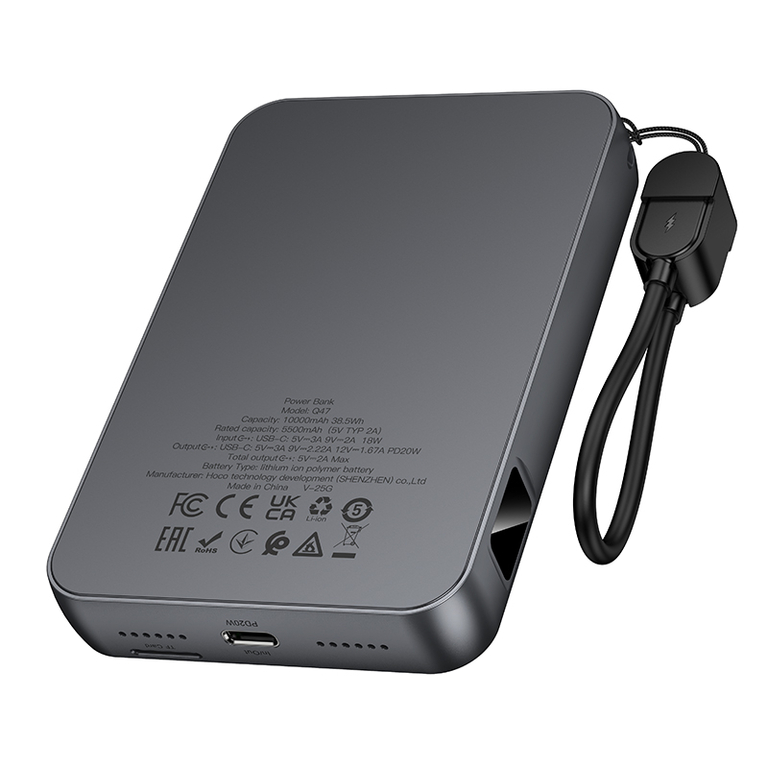 Внешний аккумулятор Hoco Q47 10000mAh PD20W, игровая консоль