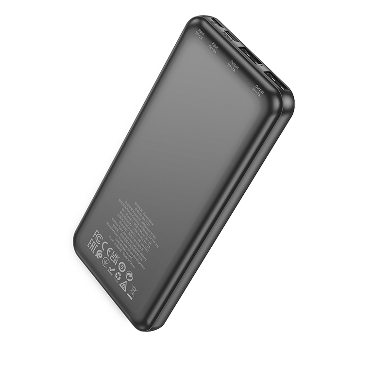 Портативный аккумулятор Hoco J123 10000mAh, цвет черный