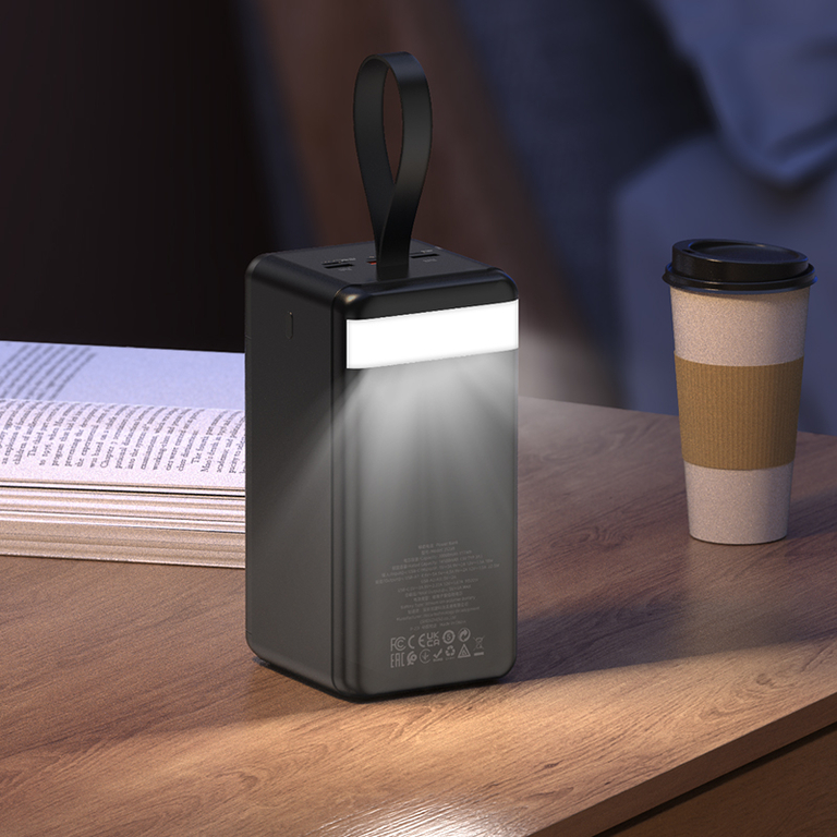 Портативный аккумулятор Hoco J123D 90000mAh, цвет черный