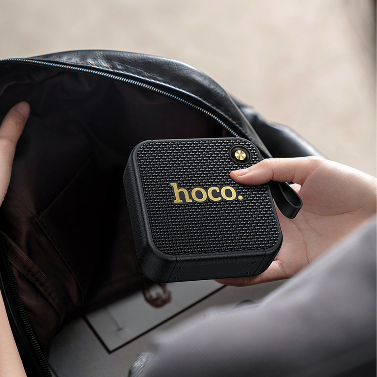 Беспроводная колонка Hoco HT1 Bluetooth,USB,FM,TF card,AUX, цвет черный
