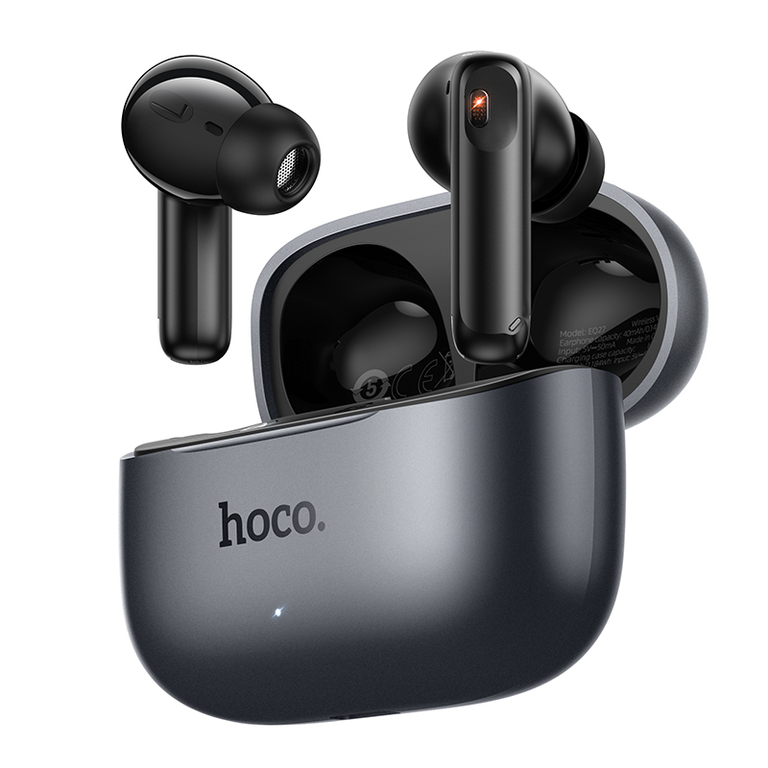 Наушники Bluetooth Hoco EQ27 ANC+ENC, в кейсе, черные