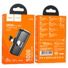 Портативный аккумулятор Hoco J116 5000mAh Lightning, черный