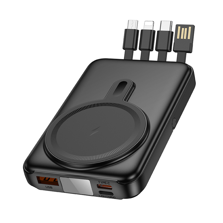 Портативный аккумулятор Hoco J135 22.5W 10000mAh с беспроводной зарядкой
