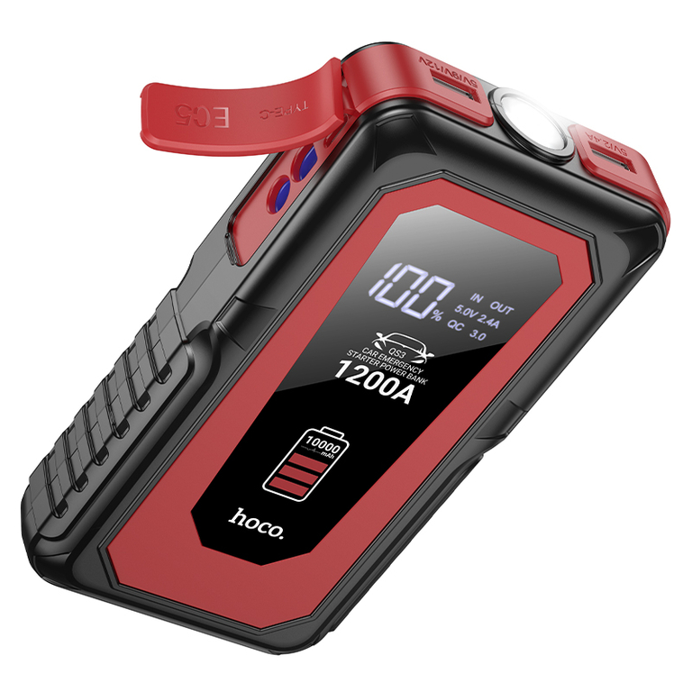 Внешний аккумулятор Hoco QS3 10000mAh 37Wh, пуско-зарядное (бустер) 